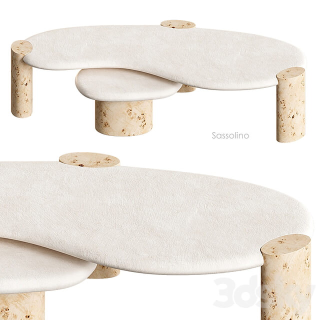 Sassolino coffee table Crate&Barrel