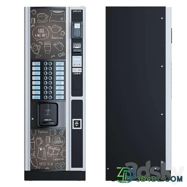 Coffee machine. Vending machine