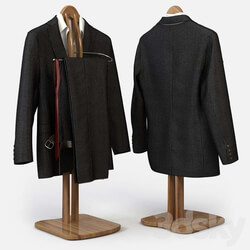 Suit m2 01 Clothes 3D Models 