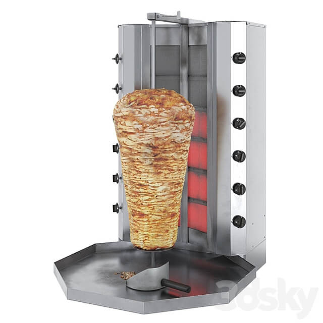 Equipment for Shawarma cafe