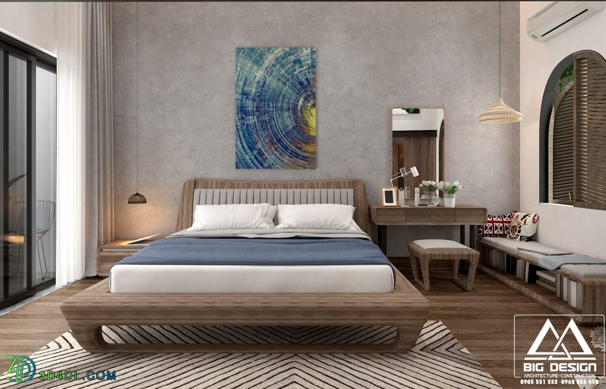 3D Interior Scenes File 3dsmax Model Bedroom 346 By TranDuyAnh