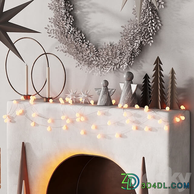 240 happy new year 04 christmas tree mono 01 light CORONA