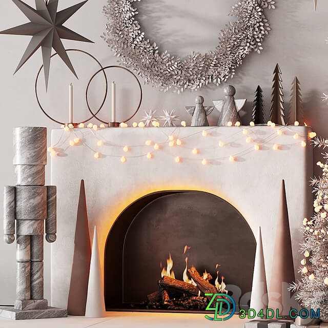 240 happy new year 04 christmas tree mono 01 light CORONA