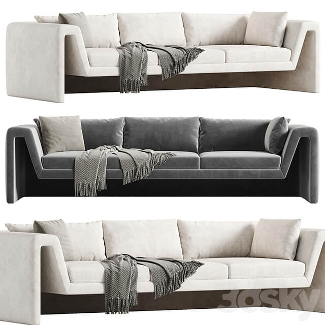 PERIMETER GRAY SOFA