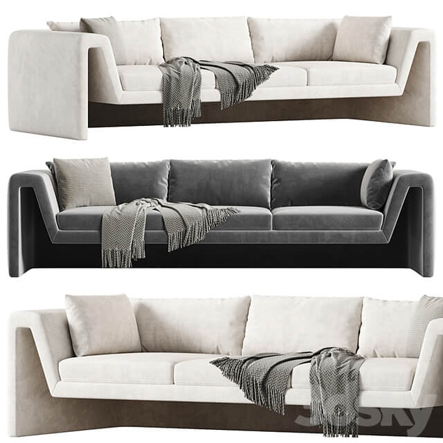 PERIMETER GRAY SOFA