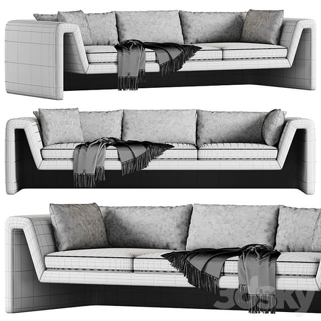 PERIMETER GRAY SOFA