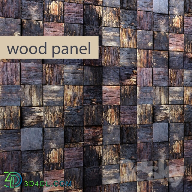 Wood panel Other decorative objects 3D Models