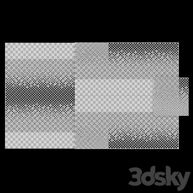 Decorative perforated model