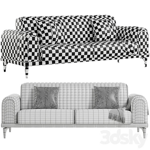 FH 5020 Luxury Italian Sofa