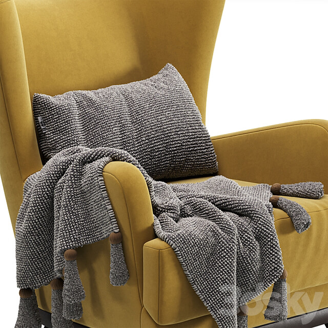 Armchair Oxford Velvet Yellow by Divan.ru / Armchair Oxford Velvet Emerald