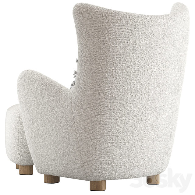 CB2 Bozzi Lounge Chair and Ottoman
