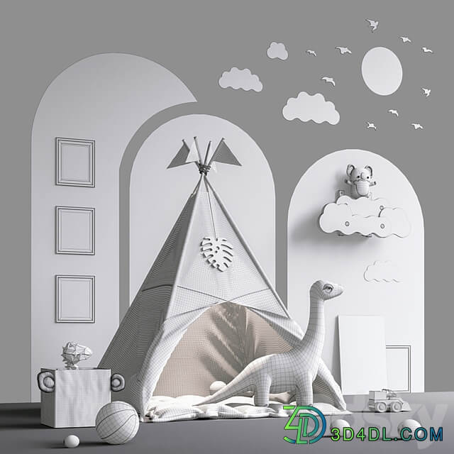Toys , decor and furniture for nursery 136