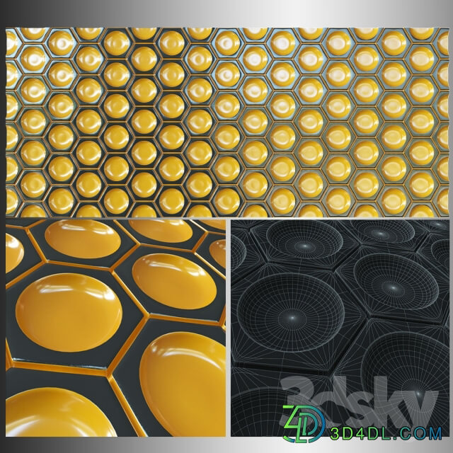 Leto FAVO 0028 3D Panel
