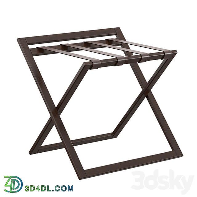WOODEN LUGGAGE RACK EDUARD