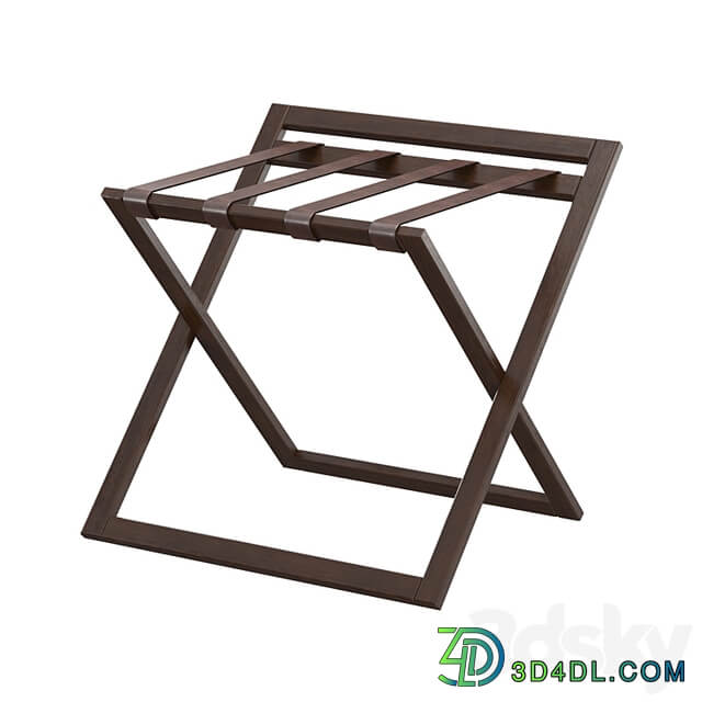 WOODEN LUGGAGE RACK EDUARD