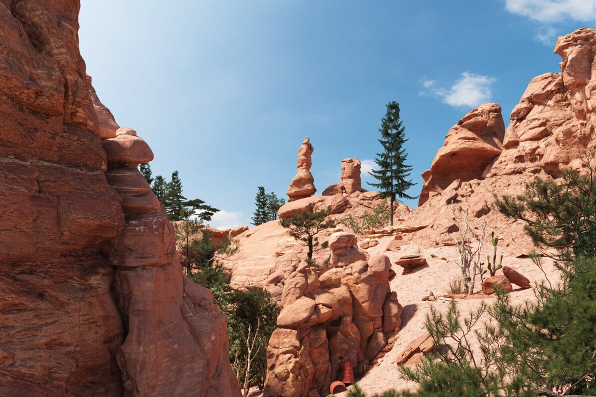  3D Canyon Scene By Ngoc Huy