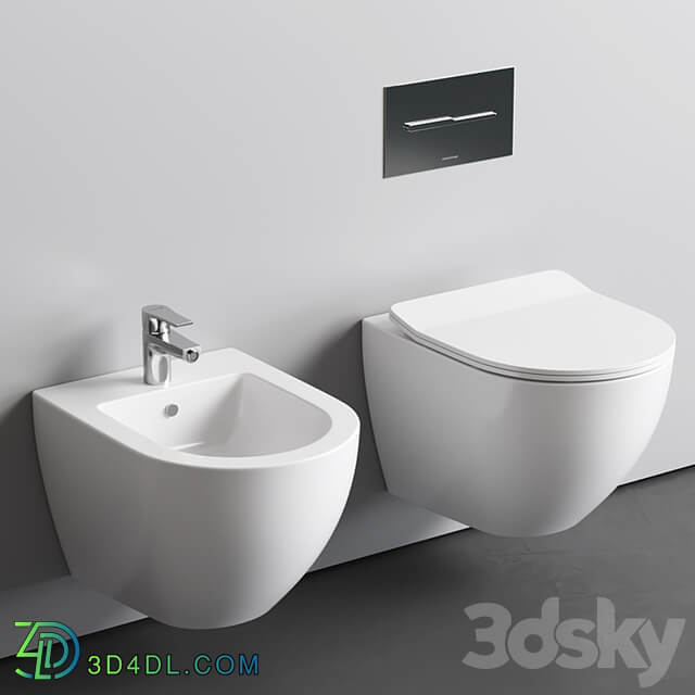 Bidet/Toilet bowl Ceramica Nova Metropol