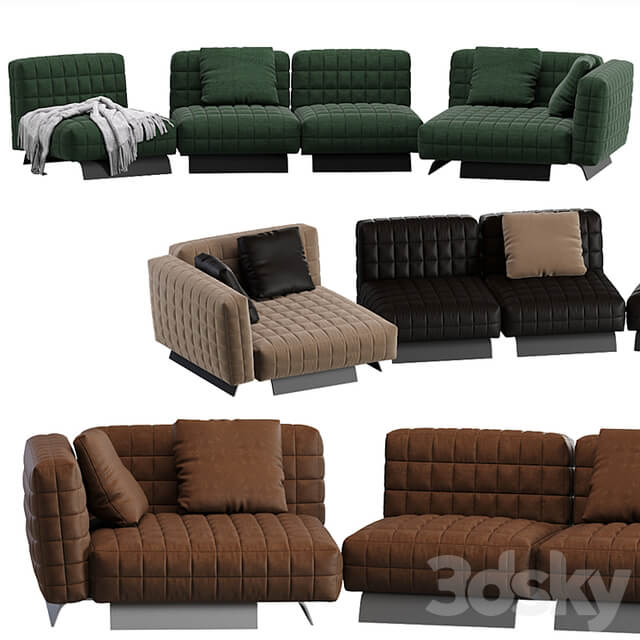 Minotti TWIGGY Modular Sofa 05