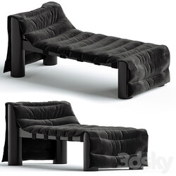 Black Bull Denim Daybed 
