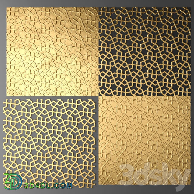 Decor for wall. Panel. 3D 3D Models