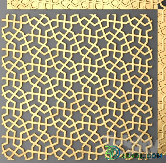 Decor for wall. Panel. 3D 3D Models