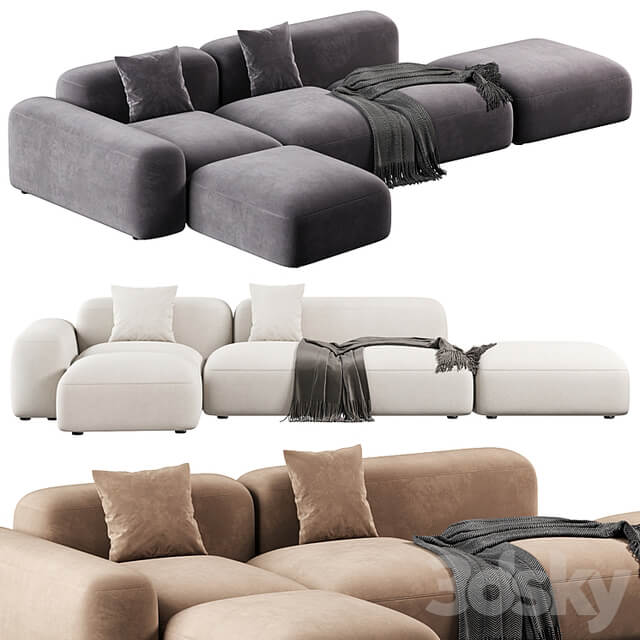 Customizable Sofa Lapis E019