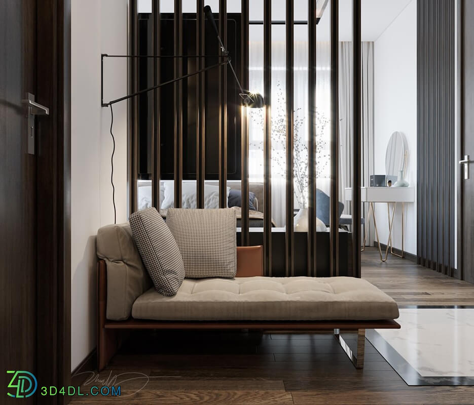 3D Interior Scenes File 3dsmax Model Bedroom 130 By VuHungThinh