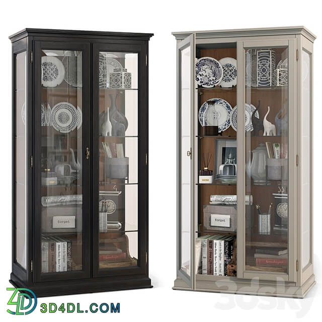 Cabinet / showcase with glass Showcase Domeniche Tosato