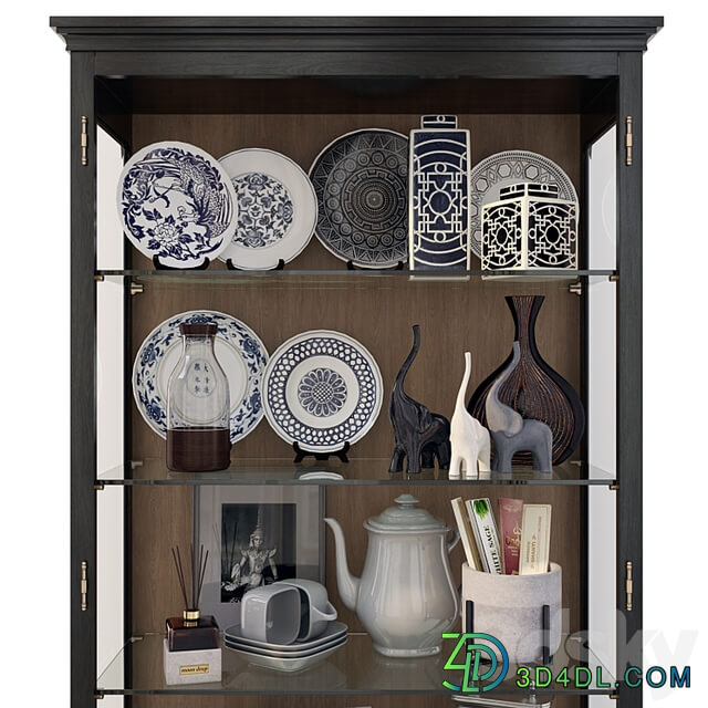 Cabinet / showcase with glass Showcase Domeniche Tosato