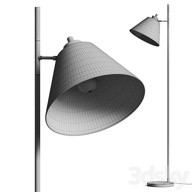 Pottery Barn Madden Metal Floor Lamp