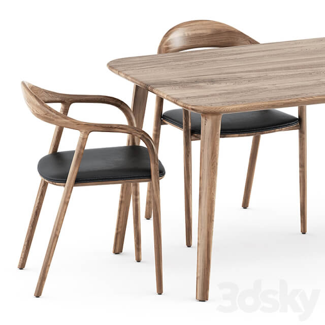 Neva chairs and Kalota table by Artisan