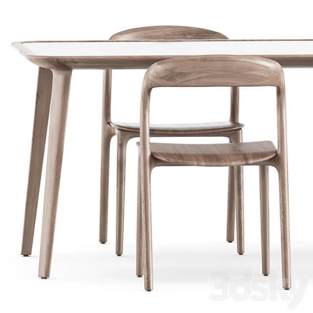 Neva chairs and Kalota table by Artisan