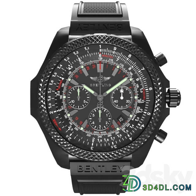 BRETLING for BENTLEY Watches Clocks 3D Models