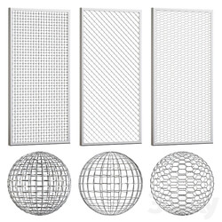 Wire Mesh Set 2 