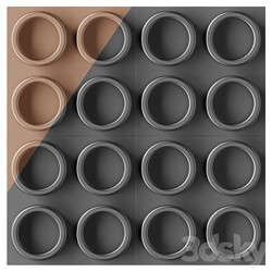 3d panel RINGS 