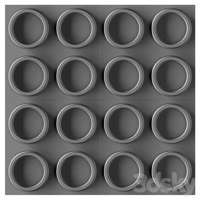 3d panel RINGS