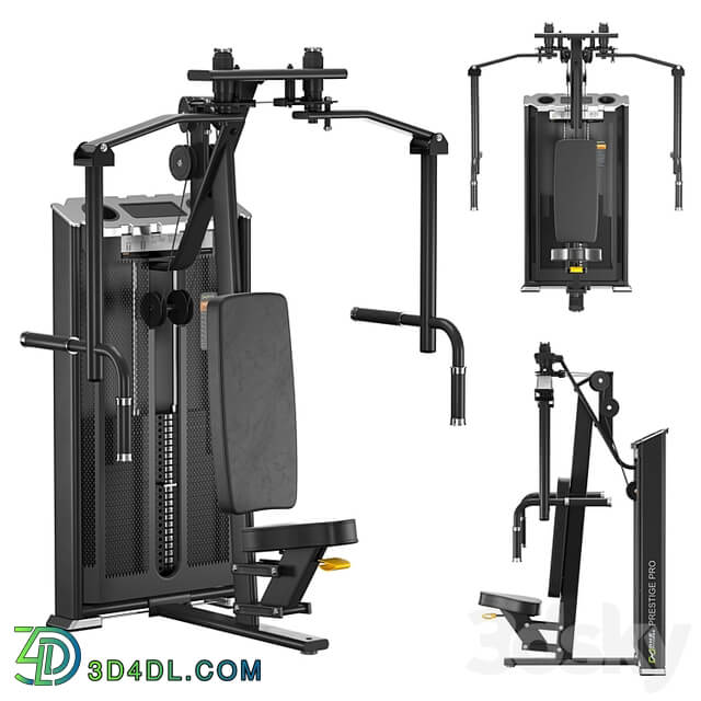DHZ Fitness E 7007A Pearl DeltPec Fly Butterfly rear delts