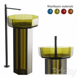 Antonio Lupi Design Opale Freestanding Washbasin Set 1 