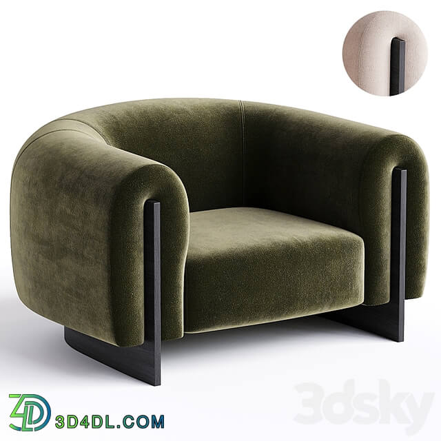 MINUIT ARMCHAIR by STEPHANE PARMENTIER