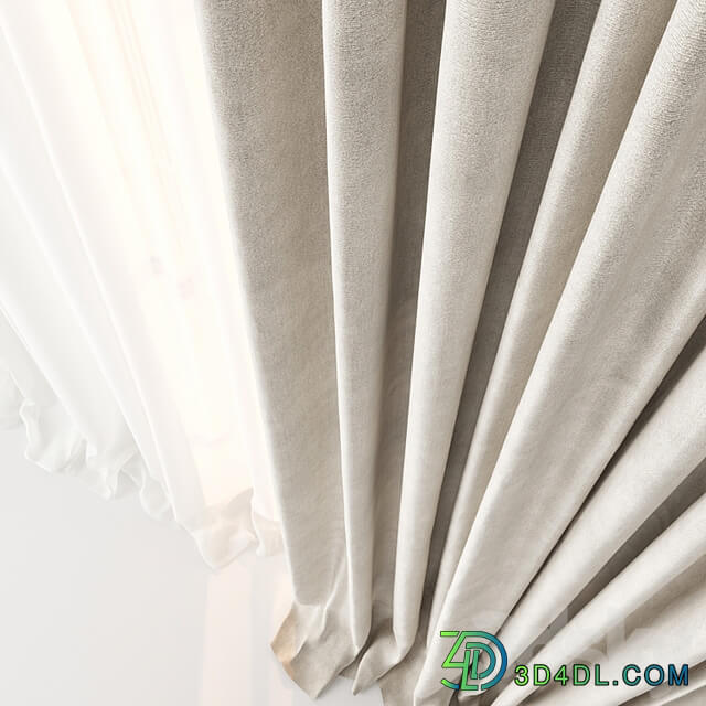 Curtains Long set 01