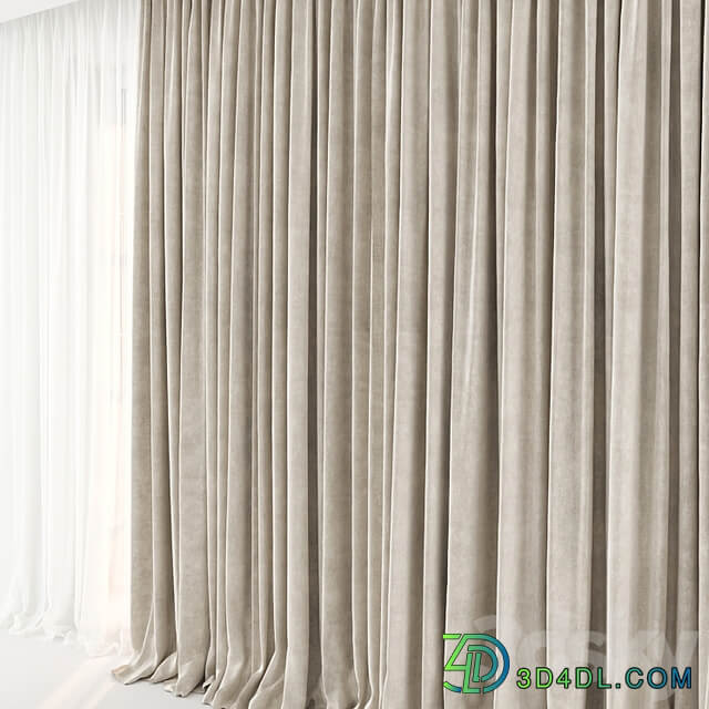 Curtains Long set 01