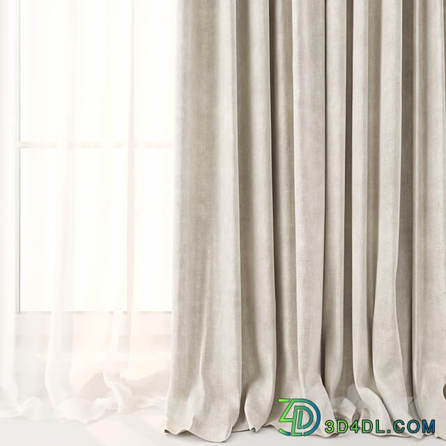 Curtains Long set 01