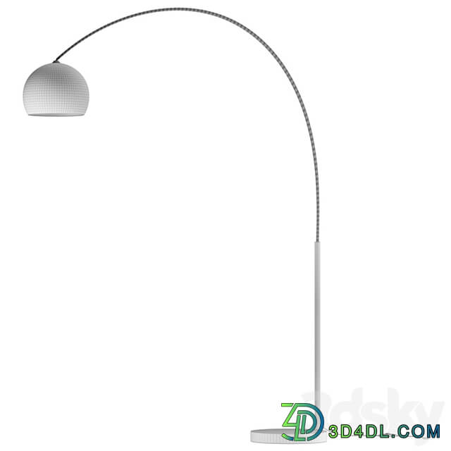 Black floor lamp Crescent
