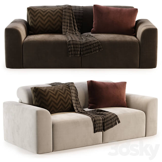 Corner Sofa Baivin Soft Light by Divan