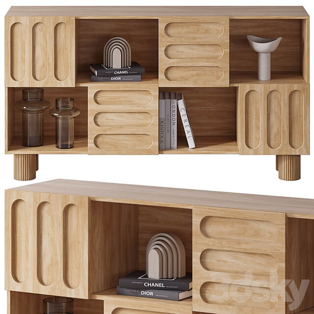 55 Bookcase Cannelo by La Redoute