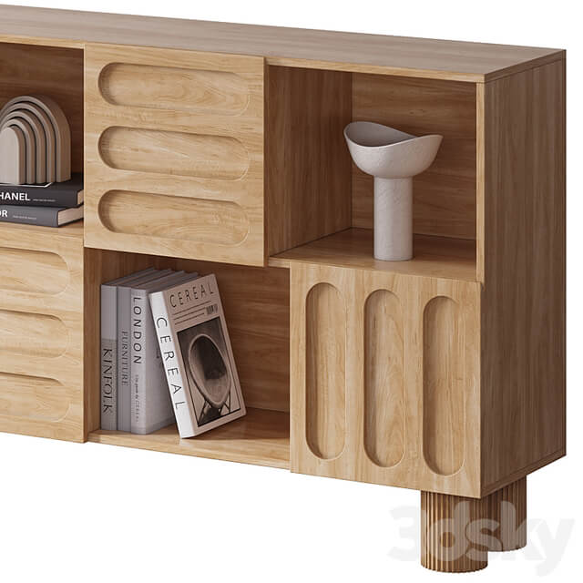 55 Bookcase Cannelo by La Redoute