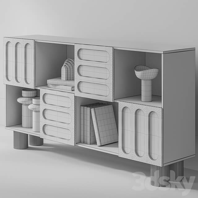 55 Bookcase Cannelo by La Redoute