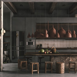  Kitchen Interior by Qui Thanh Truong 