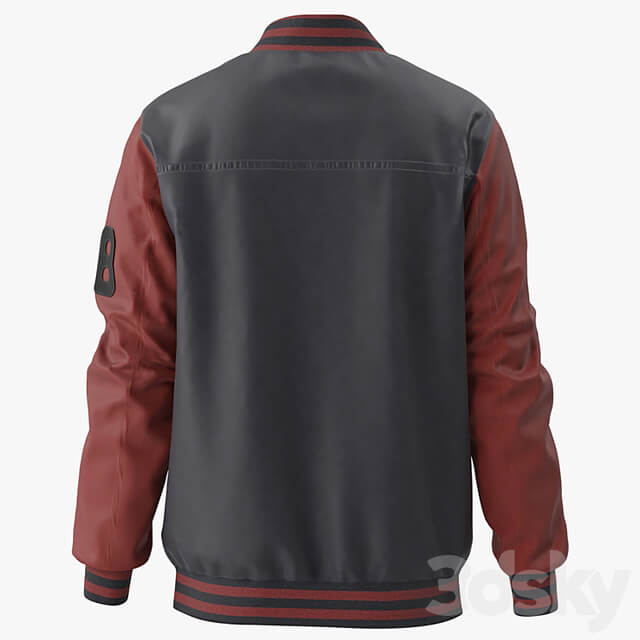 Men Embroidery Baseball Jackets
