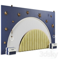 Headboard in nursery 01 